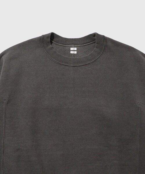 ADAM ET ROPE'（アダムエロペ）の「【blurhms/ブラームス】Light Sweat Panel P/O（スウェット・メンズ・ブラック・2/3）」の4枚目の写真