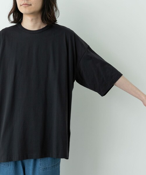 URBAN RESEARCH Sonny Label（アーバンリサーチサニーレーベル）の「SHELTECH　WIDE T-SHIRTS（Tシャツ/カットソー・メンズ・BLACK/WHITE/GRAY・M/L/XL）」の15枚目の写真