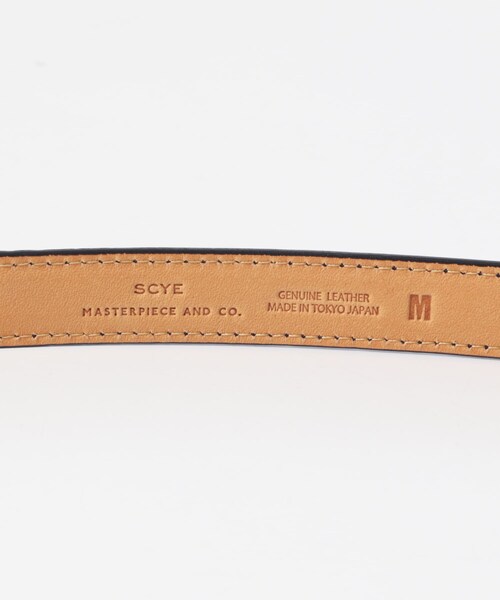 URBAN RESEARCH(アーバンリサーチ)の「Scye PRESS CROCO DRESS BELT(ベルト・メンズ・ダークブラウン/クロ・M)」の8枚目の写真
