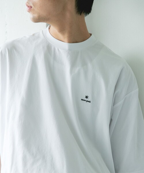 URBAN RESEARCH DOORS(アーバンリサーチドアーズ)の「『別注』Snow Peak Apparel×DOORS WA/AC DRAWSTRING T-SHIRTS(Tシャツ/カットソー・メンズ・WHITE/CHARCOAL/BROWN/FOLIAGE・M/L/XL)」の6枚目の写真