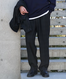 URBAN RESEARCH DOORS | 『UR TECH』完声2タックワイドトラウザー 26AW(その他パンツ)