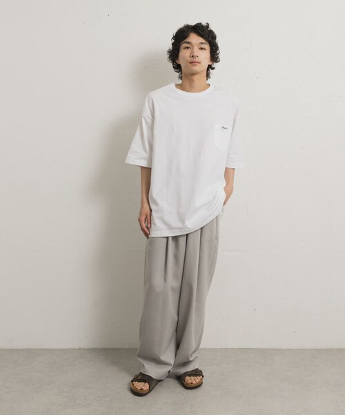 THE GOODLAND MARKET（ザグッドランドマーケット）の「That’s　the Tee Tag&Pocket（Tシャツ/カットソー・メンズ・WH・M/L/XL）」の16枚目の写真