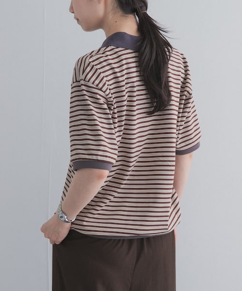 URBAN RESEARCH DOORS(アーバンリサーチドアーズ)の「『別注』STAR&STRIPE×DOORS MULTI POLO(ポロシャツ・レディース・GRAY/BROWN・One)」の7枚目の写真