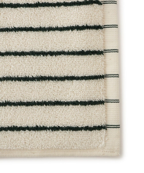 ADAM ET ROPE'(アダムエロペ)の「【J'aDoRe・店舗限定】【TEKLA】Terry Towels Pin Striped (Washcloth)(ハンカチ/ハンドタオル・レディース・グリーン・F)」の6枚目の写真