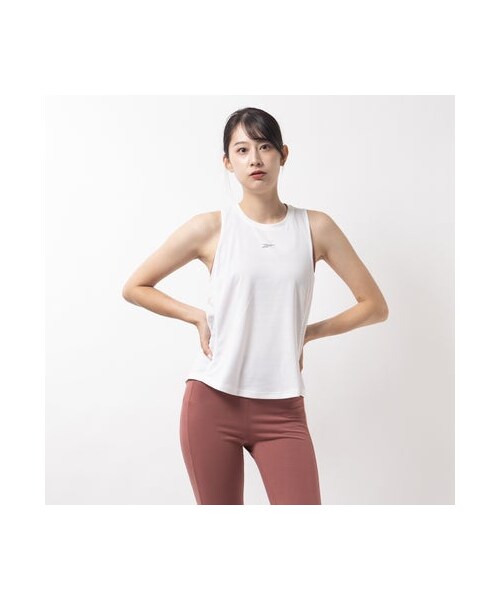 Reebok（リーボック）の「ランニング スピードウィック タンクトップ / Running Speedwick Tank （アウトドア/スポーツ・レディース・100036552/100034915/100036549/100208982・J/2XOT (4L)/J/2XOT/J/2XS/J/XS (SS)/J/S (S)/J/M (M)/J/L (L)/J/OT (LL)/J/XOT (3L)）」の2枚目の写真