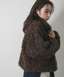 SENSE OF PLACE by URBAN RESEARCH | プードルファーミドルジャケット(その他アウター)