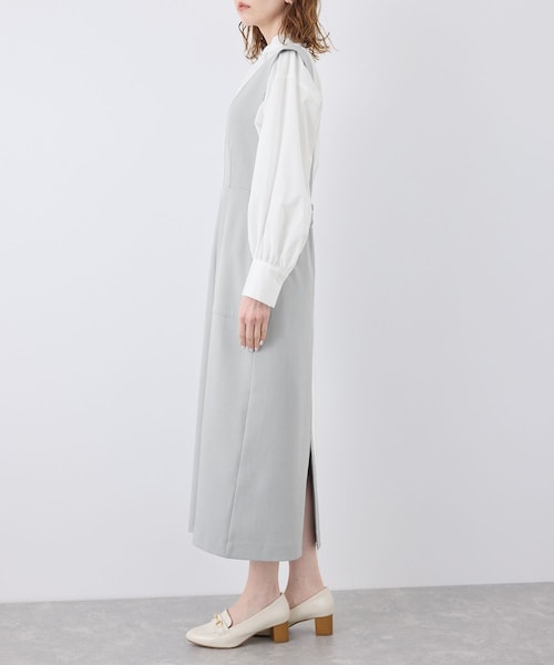 ROPE' PICNIC(ロペピクニック)の「デザインポケットジャンパースカート(ジャンパースカート・レディース・ブラック/ライトグレー/ベージュ・36/38)」の22枚目の写真