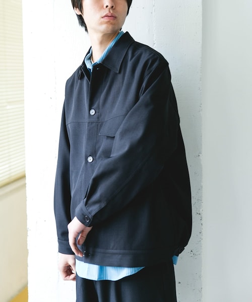 URBAN RESEARCH DOORS（アーバンリサーチドアーズ）の「セオアルファトラッカージャケット（テーラードジャケット・メンズ・BROWN/NAVY・M/L）」の20枚目の写真