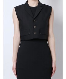 EMODA | クロップドスーツベスト(ベスト)