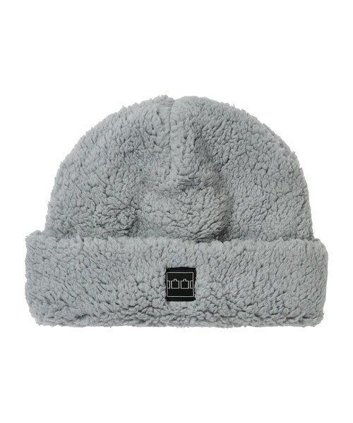 bonjour records（ボンジュールレコーズ）の「The Trilogy Tapes/ザ・トリロジー・テープス THICK FLEECE BEANIE（ニットキャップ/ビーニー・レディース・グレー・F）」の2枚目の写真