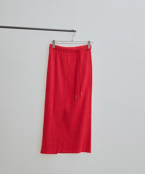 ADAM ET ROPE'(アダムエロペ)の「【公式サイト限定】【Pheeta(フィータ)】Vera Skirt(スカート・レディース・ライトグリーン/レッド/ローズピンク・F)」の3枚目の写真