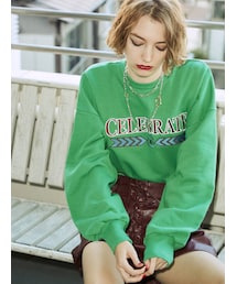 jouetie | カレッジオーバートップス(スウェット)