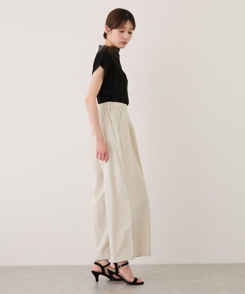 Jayro（ジャイロ）の「ストレッチテックチノワイドパンツ（その他パンツ・レディース・ブラック/ホワイト系/ベージュ・F）」の20枚目の写真