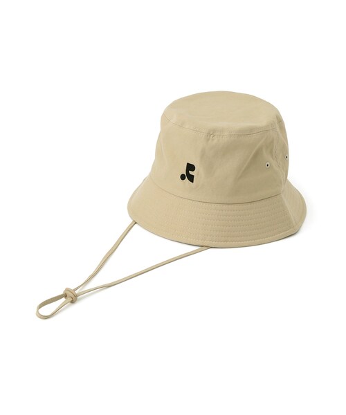 ADAM ET ROPE'(アダムエロペ)の「【Rest&Recreation(レストアンドレクリエーション)】RR COTTON BUCKET HAT(ハット・レディース・ブラック/ベージュ/ブルー・F)」の12枚目の写真