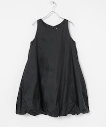 AMOMENTO　NYLON VOLUME MINI DRESS