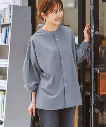 nissen | 【ブラウス見え】前後２WAYカットソー(Tシャツ/カットソー)