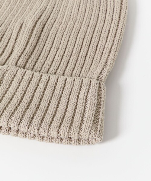 URBAN RESEARCH DOORS（アーバンリサーチドアーズ）の「コットンリネンニットキャップ（ニットキャップ/ビーニー・レディース・IVORY/GREGE/BLACK・one）」の19枚目の写真