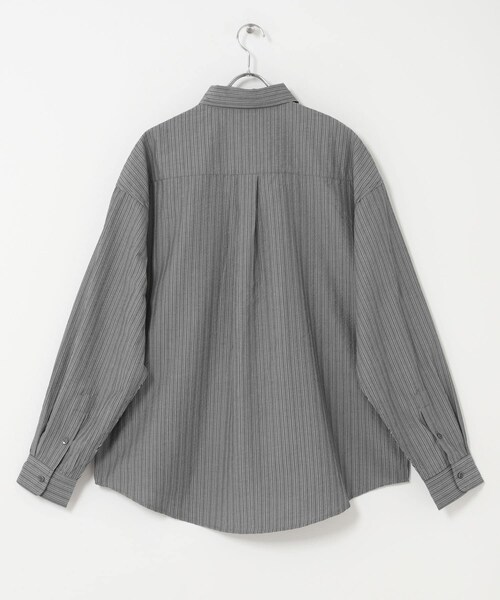 URBAN RESEARCH(アーバンリサーチ)の「Acy SEERSUCKER SHIRTS(シャツ/ブラウス・メンズ・GRAY/L.GREEN・L/XL)」の7枚目の写真