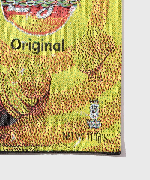 ADAM ET ROPE'（アダムエロペ）の「【TOLQ/トルク】Knit Snack Package Bag（トートバッグ・メンズ・イエロー・F）」の3枚目の写真