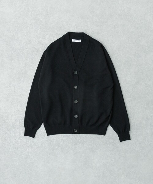 URBAN RESEARCH（アーバンリサーチ）の「CASH FEEL W/MID CARDIGAN（カーディガン/ボレロ・メンズ・BLACK/CHARCOAL/BROWN・M/L）」の4枚目の写真