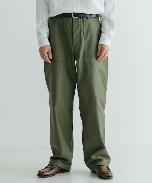 URBAN RESEARCH（アーバンリサーチ）の「『別注』CIOTA×URBAN RESEARCH　Baker Pants(Wide Tapered)（チノパンツ・メンズ・Dark Olive・4/5/6）」の5枚目の写真
