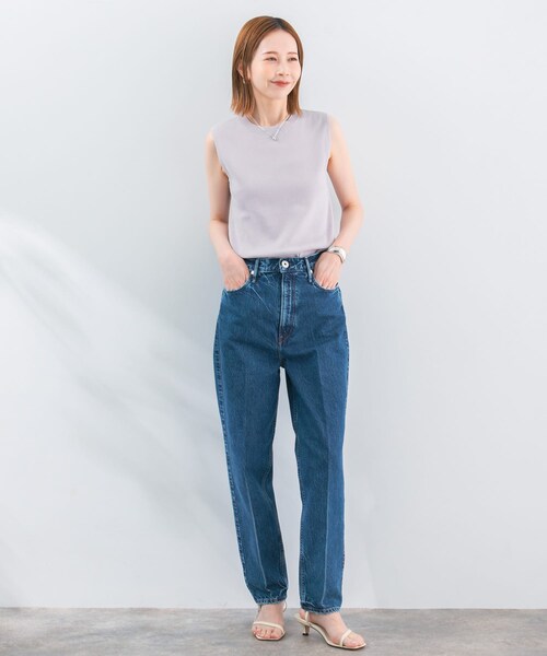 URBAN RESEARCH ROSSO（アーバンリサーチロッソ）の「総針タンクトップ（タンクトップ・レディース・lightgray/sand/black・FREE）」の9枚目の写真