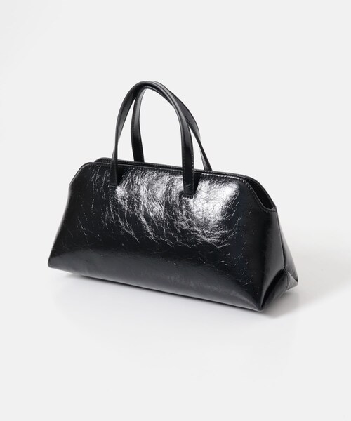 URBAN RESEARCH ROSSO（アーバンリサーチロッソ）の「KOMOREBI MUSEUM　SLIM BOSTON BAG（ハンドバッグ・レディース・LBLACK・-）」の4枚目の写真