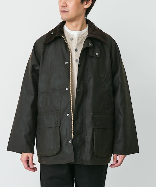 URBAN RESEARCH DOORS（アーバンリサーチドアーズ）の「Barbour　OS BEDALE WAX JACKET（テーラードジャケット・メンズ・SAGE/BLACK/D.BROWN・36/38/40）」の3枚目の写真