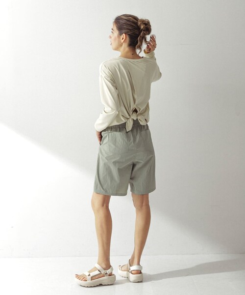 URBAN RESEARCH Sonny Label（アーバンリサーチサニーレーベル）の「SLAB　Backdesign Rashguard（その他トップス・レディース・ブラック/エクリュ/グレージュ・FREE）」の10枚目の写真