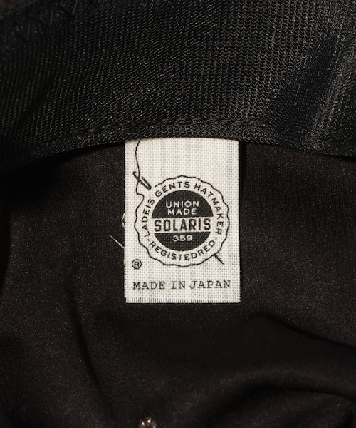 ADAM ET ROPE'（アダムエロペ）の「【SOLARIS&CO./ソロリスアンドコー】RAILMAN MIL SPEC CLOTH HAT（ハット・メンズ・ブラック/オリーブ・F）」の11枚目の写真