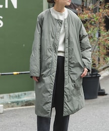 FORK&SPOON | FORK&SPOON　SORONAノーカラーコート(その他アウター)