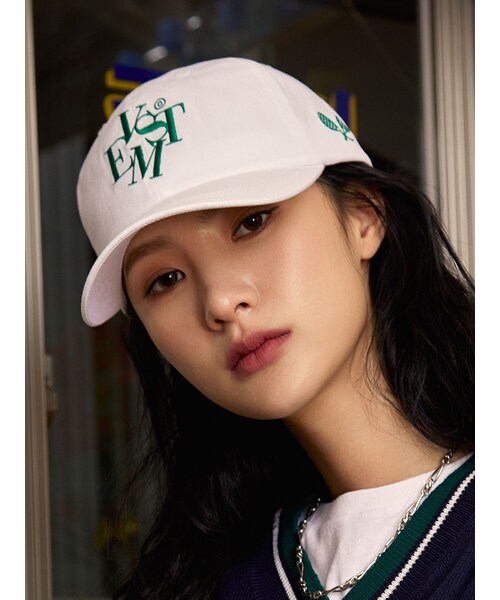 EMODA（エモダ）の「【WONDERVISITOR×EMODA】ロゴキャップ（キャップ・レディース・イエロー/ブルー/アイボリー/ホワイト・F）」の20枚目の写真