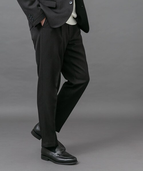 URBAN RESEARCH DOORS(アーバンリサーチドアーズ)の「LIFE STYLE TAILOR ブラッシュドツイルストレッチパンツ(スラックス・メンズ・BLACK/BRN KHAKI/GRAY・S/M/L/XL)」の8枚目の写真
