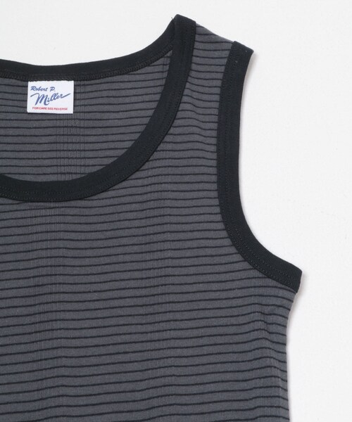 KBF（ケイビーエフ）の「Miller　Panel ribbed tank top（タンクトップ・レディース・CGY×BK/BRN×BK/SBU×BK/CGY×PK・Free）」の7枚目の写真