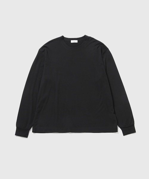 ADAM ET ROPE'(アダムエロペ)の「【NIKKE】ウール天竺 ロングスリーブ ニットT(Tシャツ/カットソー・メンズ・ブラック/ネイビー・L/M)」の12枚目の写真