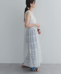URBAN RESEARCH DOORS | 総レースノースリーブワンピース(ワンピース)
