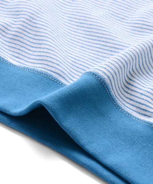 URBAN RESEARCH DOORS（アーバンリサーチドアーズ）の「GYMPHLEX ショートスリーブフードパーカー（パーカー・メンズ・AZURE/WHITE/PALM/WHITE・M/L）」の10枚目の写真