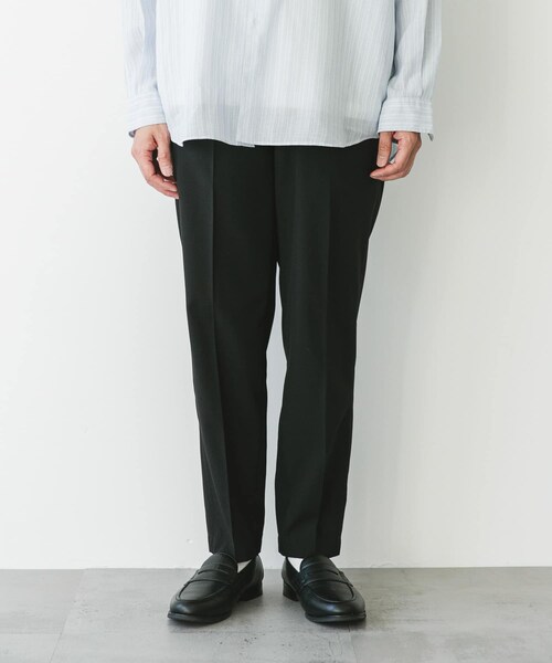 URBAN RESEARCH DOORS（アーバンリサーチドアーズ）の「『UR TECH DRYLUXE』『イージーケア/速乾/UVカット』テーパードパンツ（その他パンツ・メンズ・NAVY/CHALK/BLUE GREEN/BLACK・S/M/L/XL）」の6枚目の写真