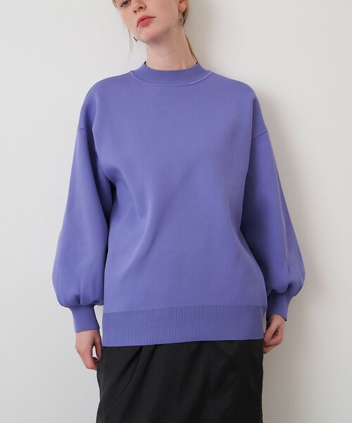 URBAN RESEARCH ROSSO（アーバンリサーチロッソ）の「ELENDEEK　FORM SLEEVE OVER KNIT（ニット/セーター・レディース・YLW/OWHT/BLACK/PPL・FREE）」の3枚目の写真