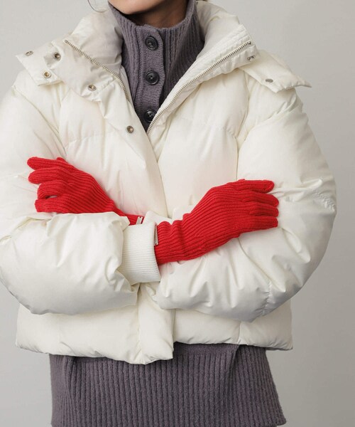 SENSE OF PLACE by URBAN RESEARCH（センスオブプレイスバイアーバンリサーチ）の「モチモチニットグローブ（ベルト・レディース・RED/OFF WHITE/CHARCOAL・one）」の20枚目の写真