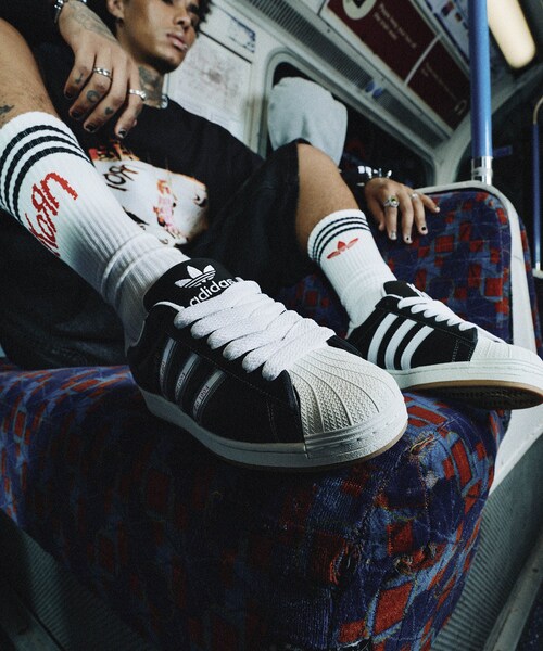 ADAM ET ROPE'(アダムエロペ)の「【adidas/アディダス】KORN BEANIE(ニットキャップ/ビーニー・メンズ・ブラック・F)」の18枚目の写真