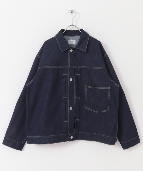 URBAN RESEARCH DOORS（アーバンリサーチドアーズ）の「13.3oz デニムジャケット（デニムジャケット・メンズ・INDIGO/BLACK・M/L）」の22枚目の写真