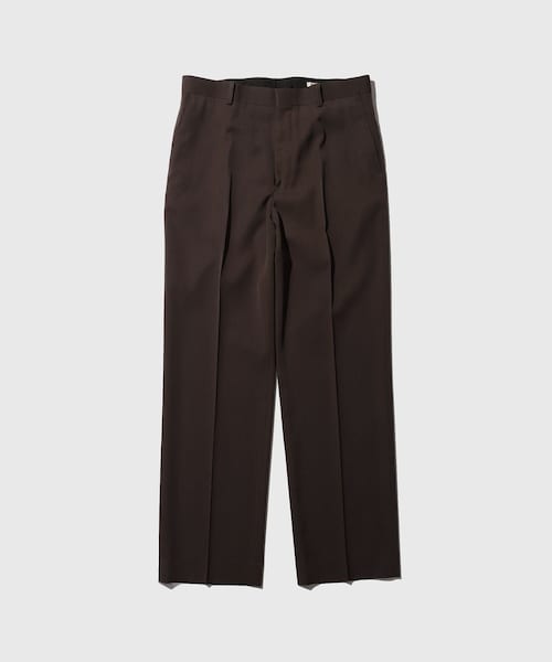 ADAM ET ROPE'(アダムエロペ)の「【AURALEE/オーラリー】LIGHT WOOL MAX GABARDINE SLACKS(スラックス・メンズ・ブラック/ダークブラウン・3/4/5)」の4枚目の写真