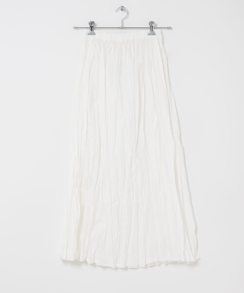 かぐれ（カグレ）の「コットンクリンクルスカート（スカート・レディース・OFF/GRAY/BLACK・Free）」の19枚目の写真