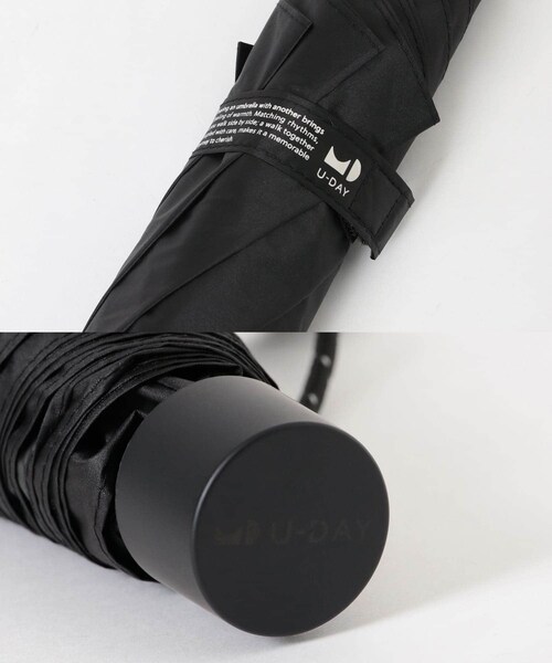 SMELLY（スメリー）の「『晴雨兼用』because　ユニセックス オールウェザーライト（長傘・レディース・GRY/BLK・Free）」の14枚目の写真