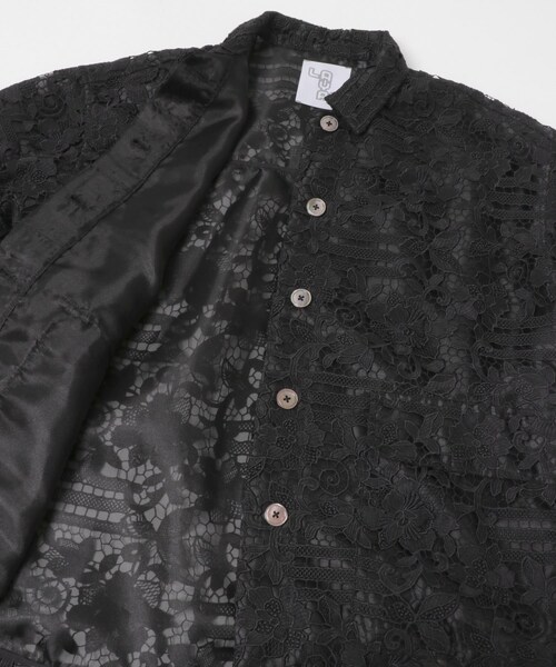 URBAN RESEARCH DOORS(アーバンリサーチドアーズ)の「LAYAS LACE COVERALL(カバーオール・レディース・WHITE/BLACK・One)」の7枚目の写真