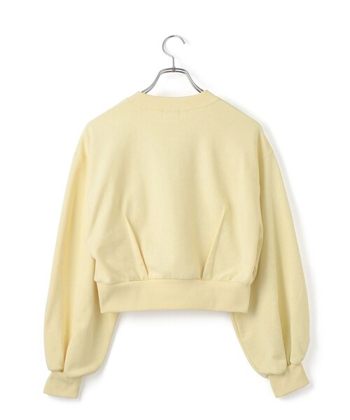 VIS（ビス）の「【DILIGENCE PARLOUR】VIS別注モデルフラワーロゴスウェット【セットアップ対応】（スウェット・レディース・ネイビー/ブルー系/イエロー・F）」の18枚目の写真