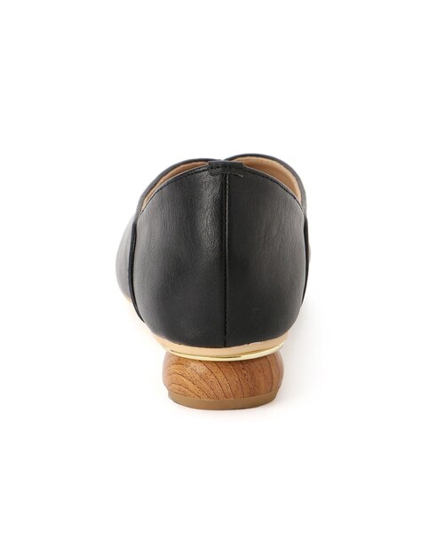 VIS(ビス)の「メタルポイントバブーシュ(パンプス・レディース・ブラック/オフホワイト・L/M/S)」の14枚目の写真