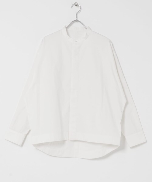 URBAN RESEARCH DOORS(アーバンリサーチドアーズ)の「FORK&SPOON ギボシコクーンロングスリーブシャツ(シャツ/ブラウス・レディース・OFF/BLACK CHK/BLUE ST・1)」の12枚目の写真