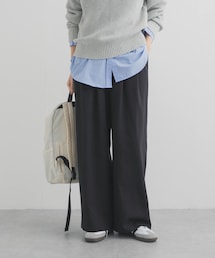 URBAN RESEARCH DOORS | 『UR TECH』完声タックギャザーワイドパンツ(その他パンツ)